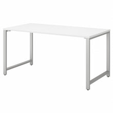 Load image into Gallery viewer, Bush Business Furniture 400 Series 60W x 30D Table Desk with Metal Legs in White
