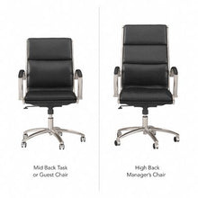 Load image into Gallery viewer, Bush Business Furniture Modelo Mid Back Leather Executive Office Chair
