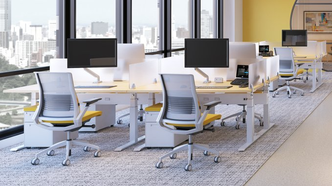 SitOnIt Seating’s work surface screens to protect your employees and give them privacy
