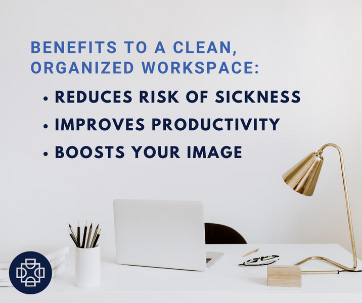 Benefits to a clean, organized workspace