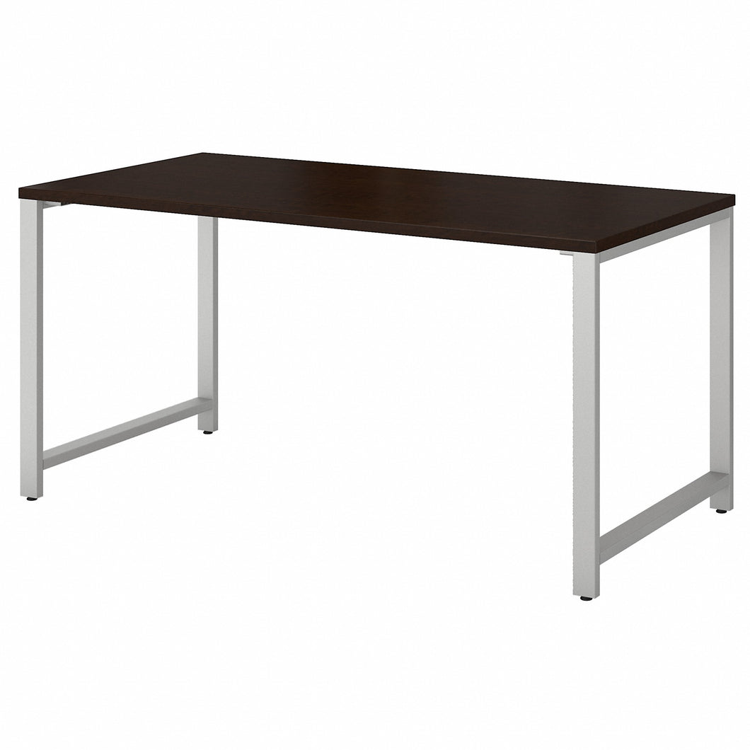 Bush Business Furniture 400 Series 60W x 30D Table Desk with Metal Legs in Mocha Cherry