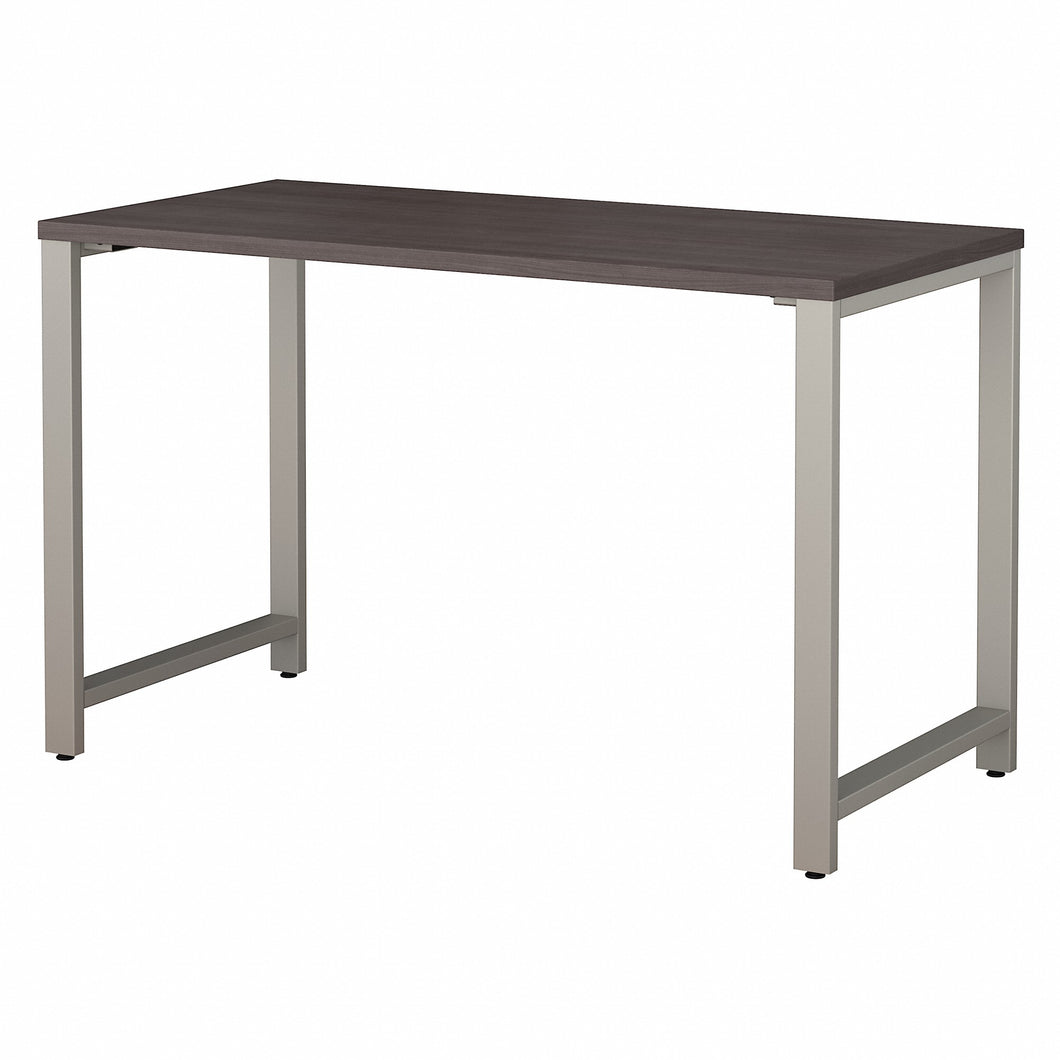 Bush Business Furniture 400 Series 48W x 24D Table Desk with Metal Legs in Storm Gray