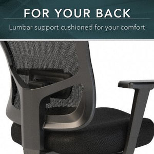 Bush Business Furniture Custom Comfort High Back Multifunction Mesh Executive Office Chair