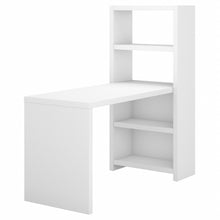 Load image into Gallery viewer, Office by kathy ireland® Echo 56W Bookcase Desk in Pure White

