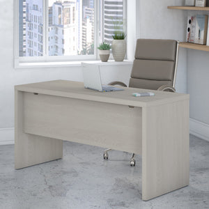 Office by kathy ireland® Echo 60W Credenza Desk in Gray Sand