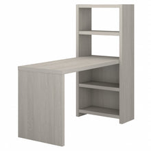 Load image into Gallery viewer, Office by kathy ireland® Echo 56W Bookcase Desk in Gray Sand
