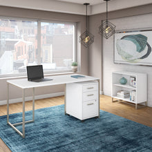 Load image into Gallery viewer, Office by kathy ireland® Method 60W Table Desk in White
