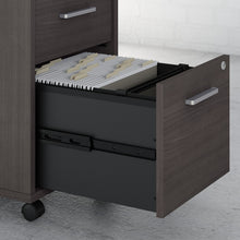 Load image into Gallery viewer, Office by kathy ireland® Method 3 Drawer Mobile File Cabinet in Storm Gray - Assembled
