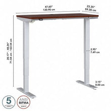 Load image into Gallery viewer, Move 40 Series by Bush Business Furniture 48W x 24D Electric Height Adjustable Standing Desk
