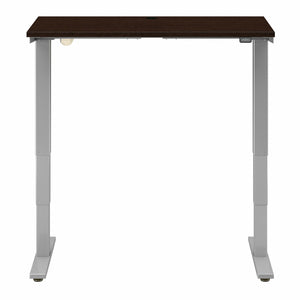 Move 40 Series by Bush Business Furniture 48W x 24D Electric Height Adjustable Standing Desk in Mocha Cherry
