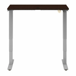 Move 40 Series by Bush Business Furniture 48W x 24D Electric Height Adjustable Standing Desk in Mocha Cherry