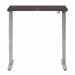 Move 40 Series by Bush Business Furniture 48W x 24D Electric Height Adjustable Standing Desk in Storm Gray