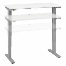 Load image into Gallery viewer, Move 40 Series by Bush Business Furniture 48W x 24D Electric Height Adjustable Standing Desk in White
