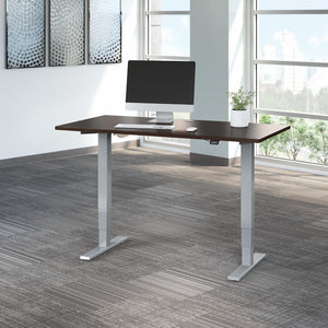 Move 40 Series by Bush Business Furniture 60W x 30D Electric Height Adjustable Standing Desk in Mocha Cherry