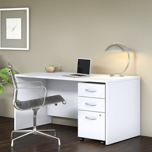 Bush Business Furniture Studio C 60W x 30D Office Desk in White